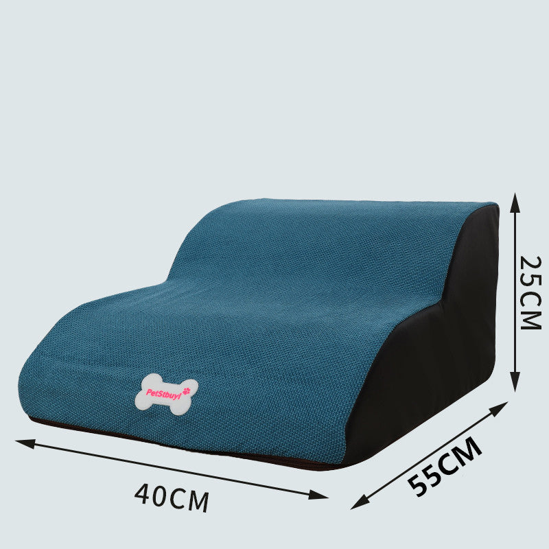 KFX-8671421 Small Dog Ladder Cushion with Gradient Color Options for Easy Sofa to Bed Climbing