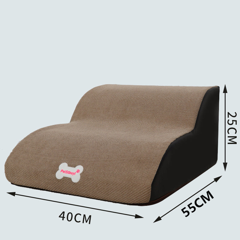 KFX-8671421 Small Dog Ladder Cushion with Gradient Color Options for Easy Sofa to Bed Climbing