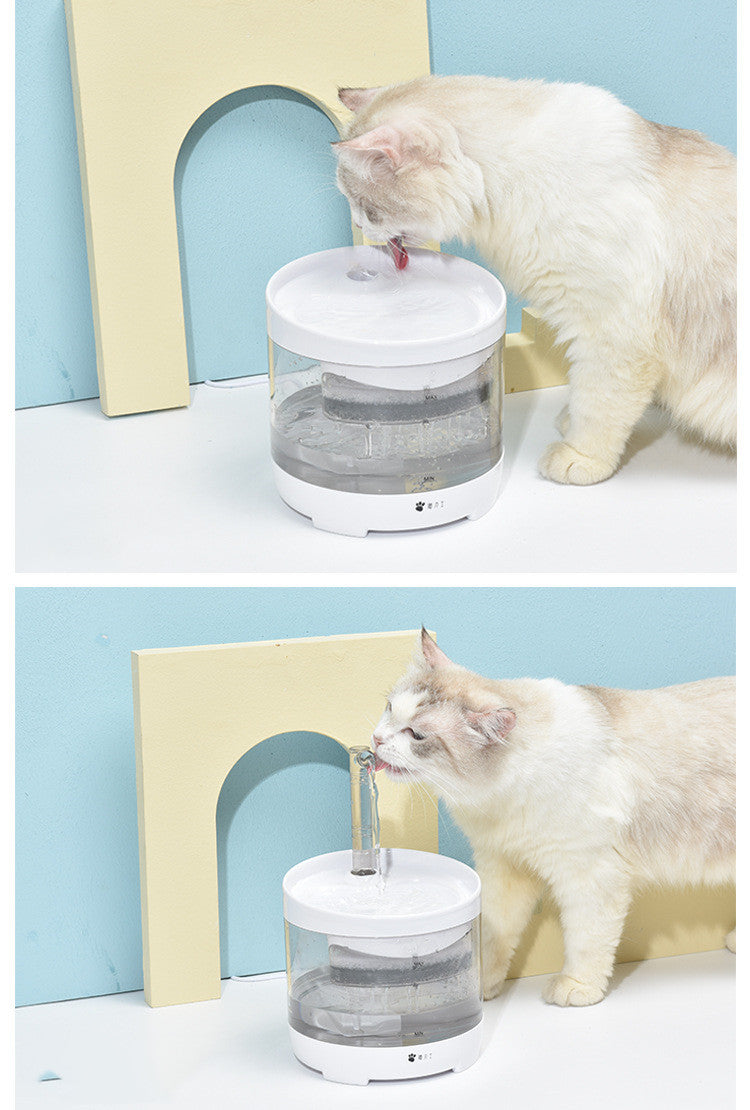 KFX-8684605 Automatic Cat and Dog Water Dispenser - 1.6L Circulating Water Bowl with Filter