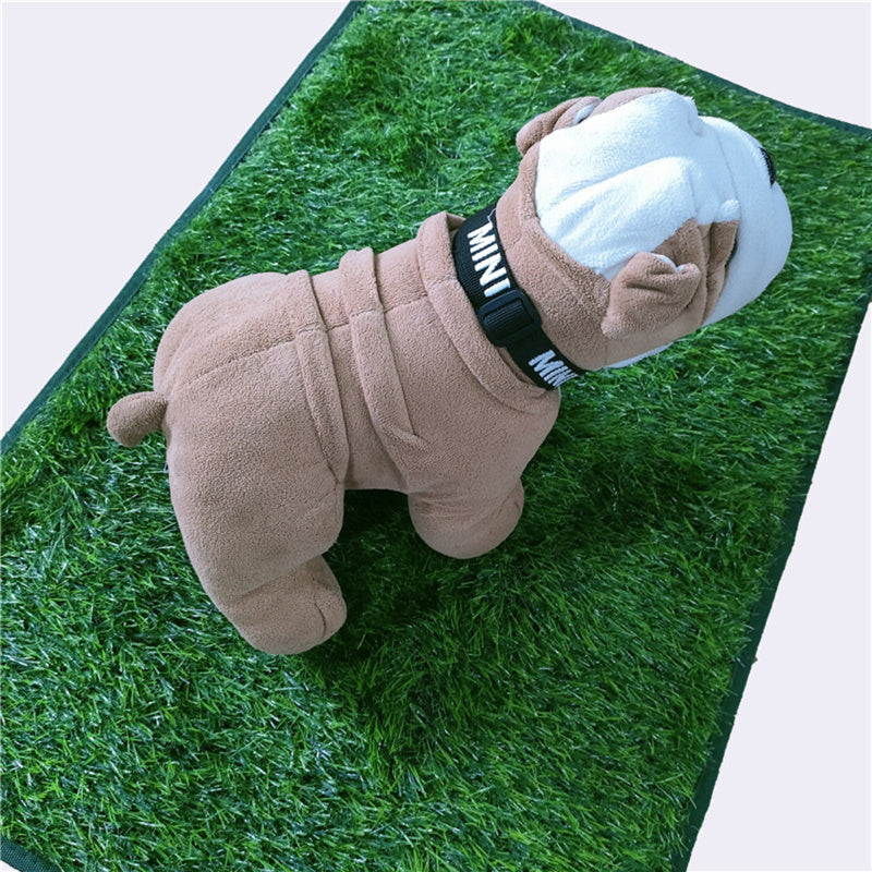 KFX-8686013 Indoor Outdoor Dog Grass Potty Training Mat - Washable & Realistic Simulation Lawn for Pets