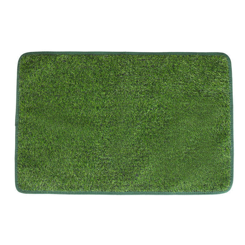 KFX-8686013 Indoor Outdoor Dog Grass Potty Training Mat - Washable & Realistic Simulation Lawn for Pets