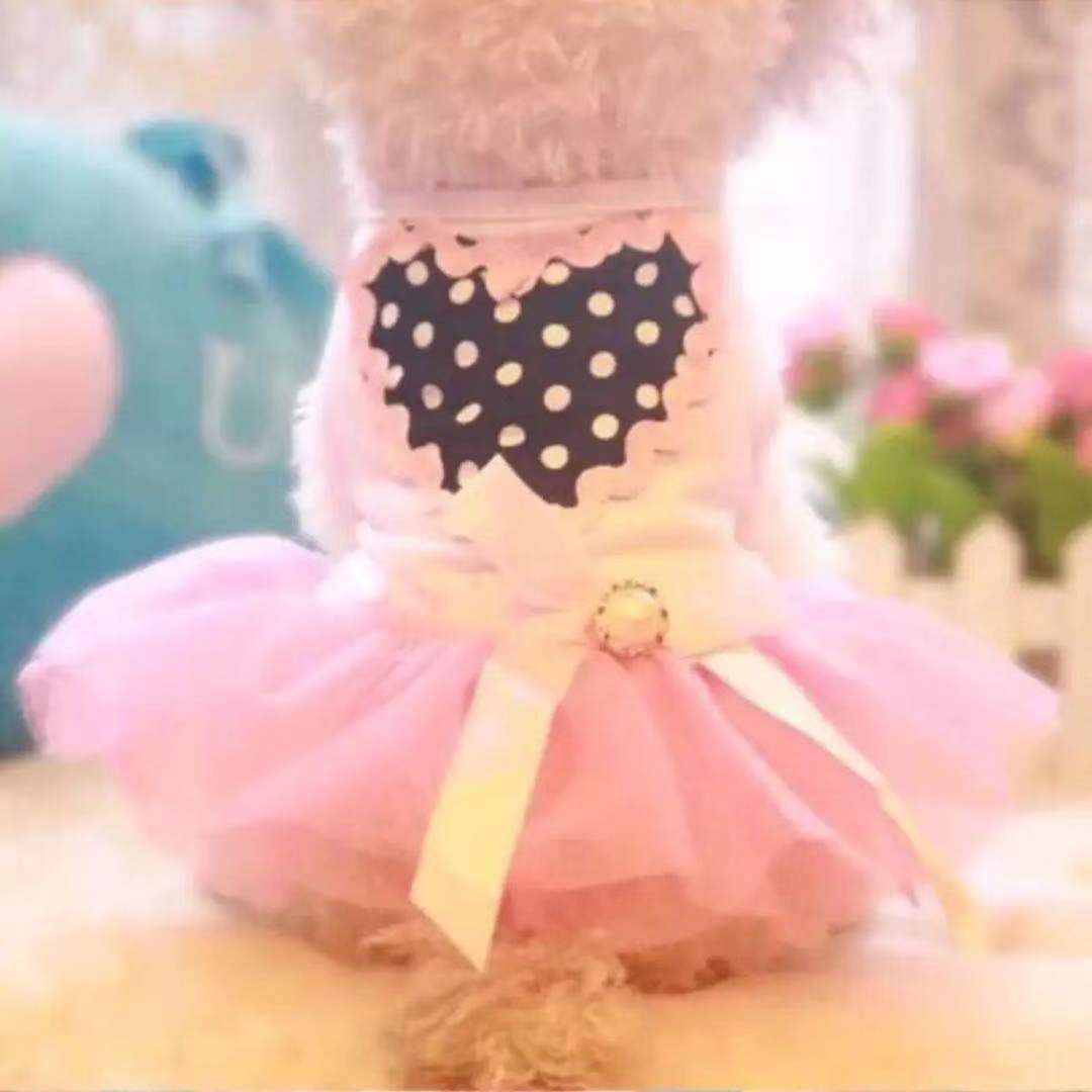 KFX-8686141 Spring and Summer Lightweight Dress for Small Dogs - Princess Style, Multiple Sizes Available