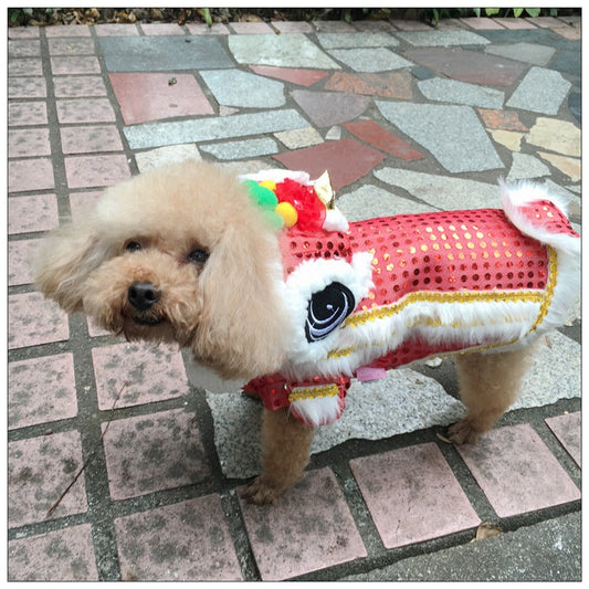 KFX-8686909 Chinese Style Tang Suit Costume for Dogs in Various Colors and Sizes
