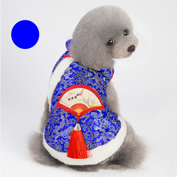 KFX-8686909 Chinese Style Tang Suit Costume for Dogs in Various Colors and Sizes