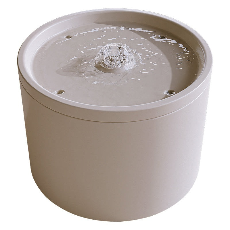 KFX-8690365 Ceramic Cat Water Dispenser with Circulating Filter and Mute Flow