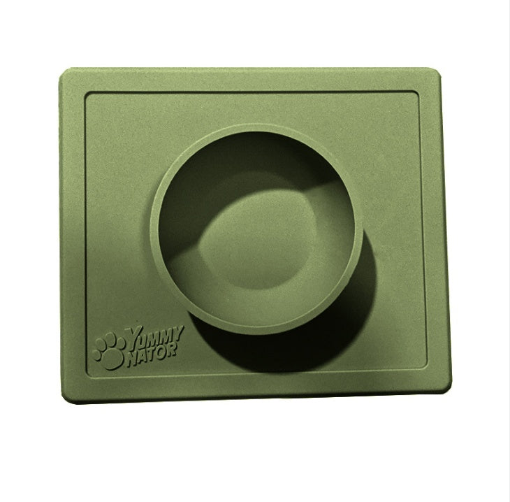 KFX-8690493 Silicone Anti-Splash Pet Bowl with Strong Suction Base, Food Grade Material