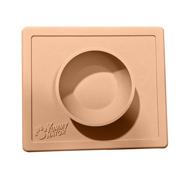 KFX-8690493 Silicone Anti-Splash Pet Bowl with Strong Suction Base, Food Grade Material