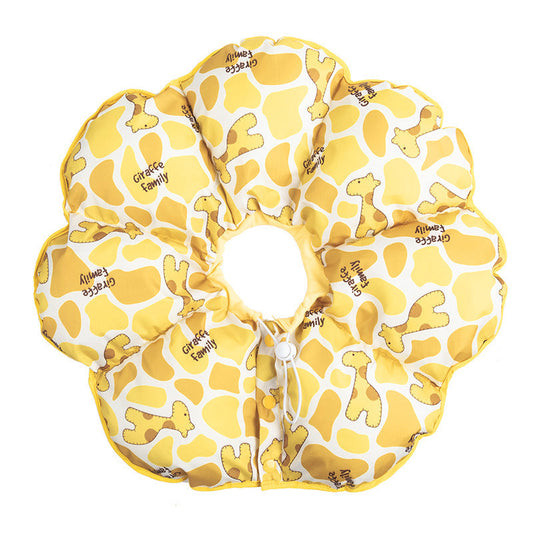 KFX-8691901 Cute Anti-Licking and Anti-Scratching Floral Headgear Collar for Dogs - Multiple Colors Available