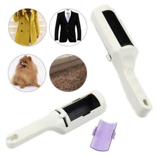KFX-8695869 Electrostatic Brush for Wool and Cashmere Fabrics, Plastic, White, 24.5 x 6 x 5.1 cm