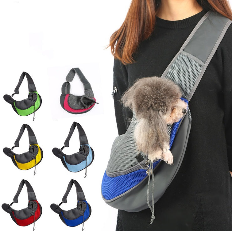 KFX-8696509 Breathable Mesh Pet Backpack in Multiple Colors - Lightweight Design for Easy Travel