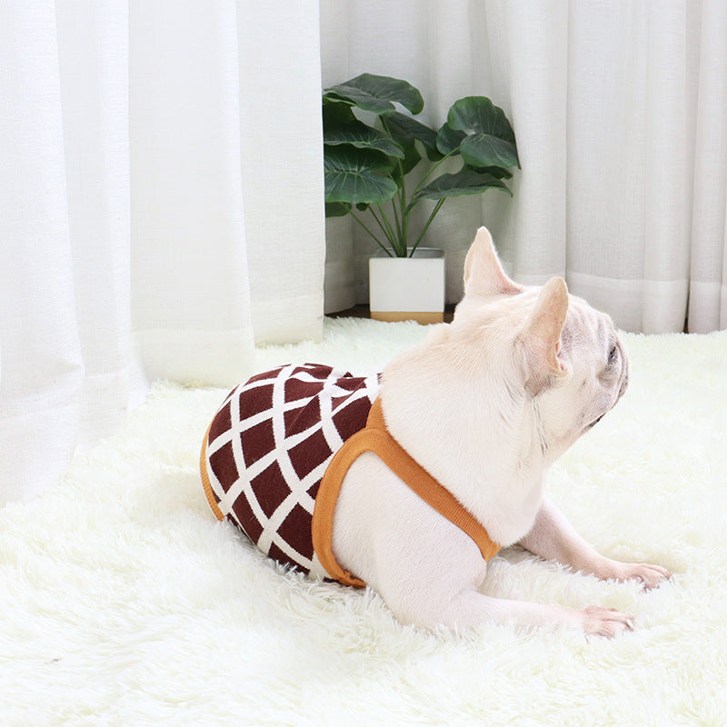 KFX-8698045 Fashionable Plush Short Pug Sweater for Dogs - Various Sizes Available