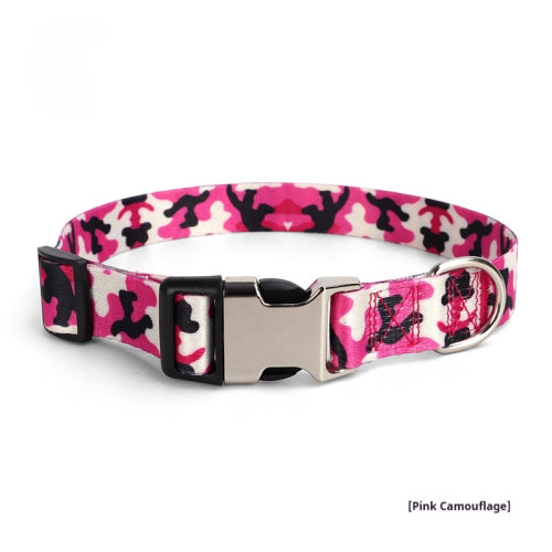 KFX-8699325 Thickened Digital-Print Pet Collar in Various Patterns and Sizes