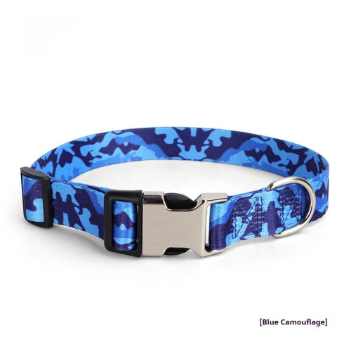KFX-8699325 Thickened Digital-Print Pet Collar in Various Patterns and Sizes