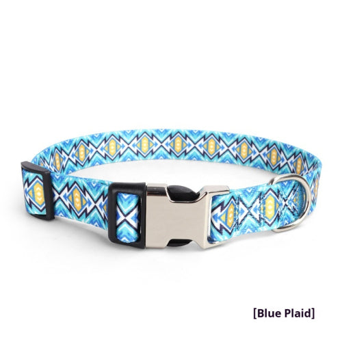 KFX-8699325 Thickened Digital-Print Pet Collar in Various Patterns and Sizes