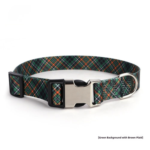 KFX-8699325 Thickened Digital-Print Pet Collar in Various Patterns and Sizes