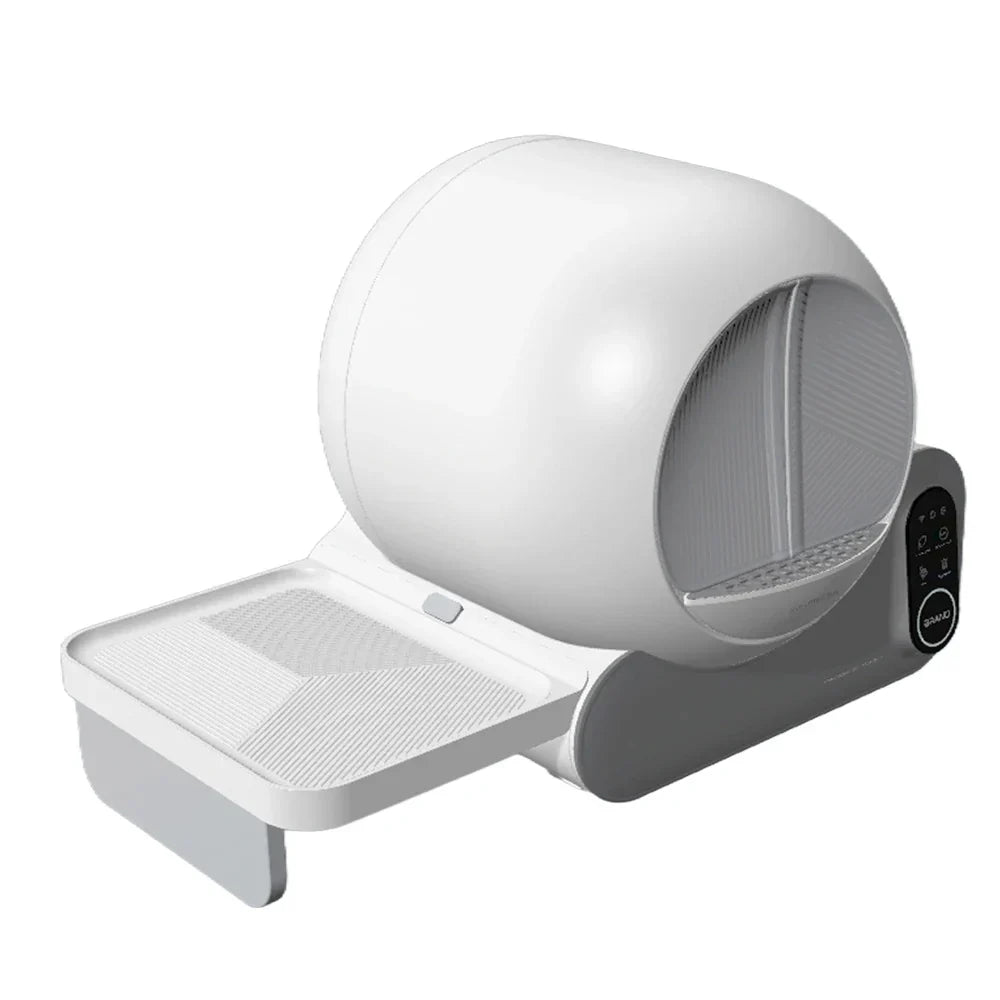 KFX-870163 Extra Large Smart App-Controlled Self-Cleaning Cat Litter Box with Odor Control and Easy Clean Feature