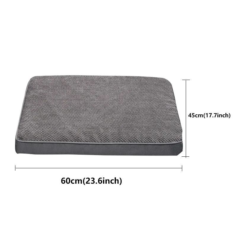 KFX-8701885 Memory Foam Pet Cushion Mat for Cats and Dogs - Removable, Soft, and Easy to Clean - Available in Multiple Sizes
