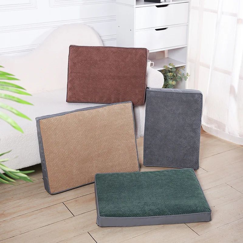 KFX-8701885 Memory Foam Pet Cushion Mat for Cats and Dogs - Removable, Soft, and Easy to Clean - Available in Multiple Sizes