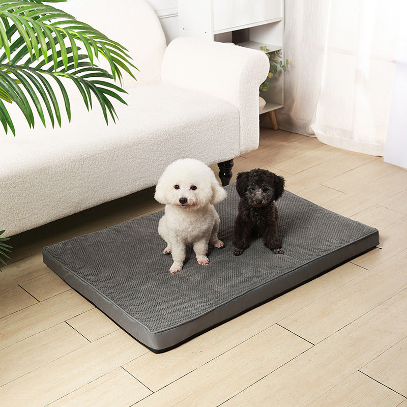 KFX-8701885 Memory Foam Pet Cushion Mat for Cats and Dogs - Removable, Soft, and Easy to Clean - Available in Multiple Sizes