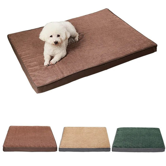 KFX-8701885 Memory Foam Pet Cushion Mat for Cats and Dogs - Removable, Soft, and Easy to Clean - Available in Multiple Sizes