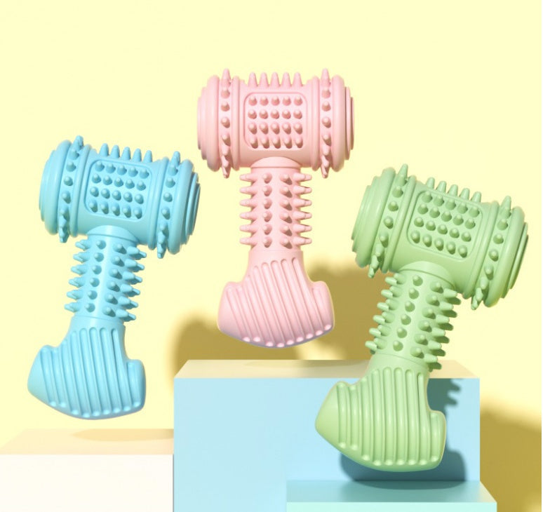 KFX-8706621 Indestructible TPR Dog Chew Toy for Teeth Cleaning and Teething Relief