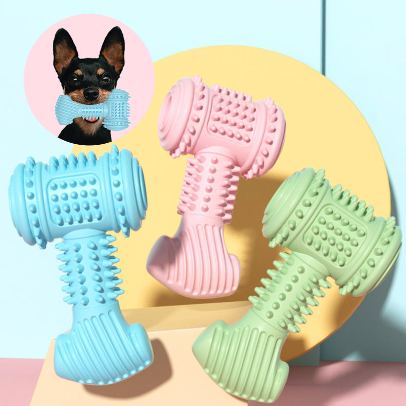KFX-8706621 Indestructible TPR Dog Chew Toy for Teeth Cleaning and Teething Relief