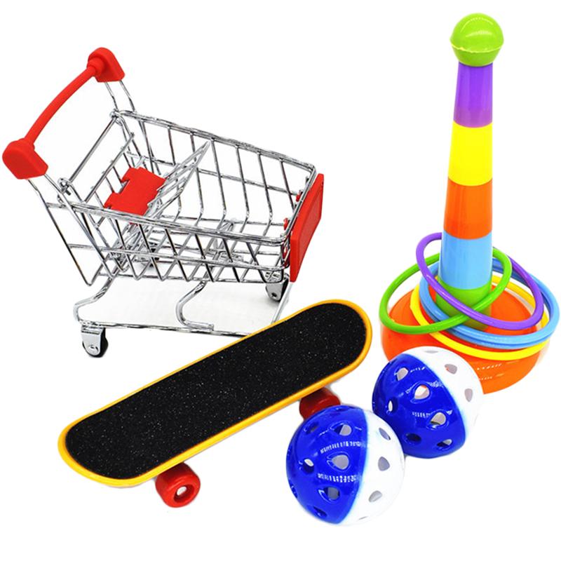 KFX-8713021 Interactive Nibble Training Tool for Parrots – 5-Piece Sliding Ball Set