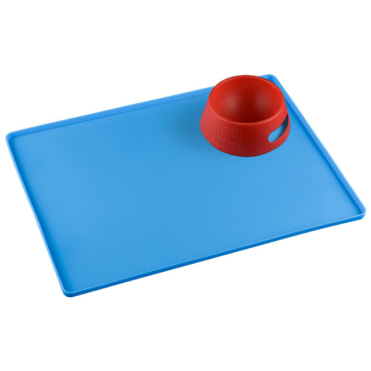 KFX-8713405 Portable Foldable Silicone Pet Pad for Cars - 40x30cm Solid Design