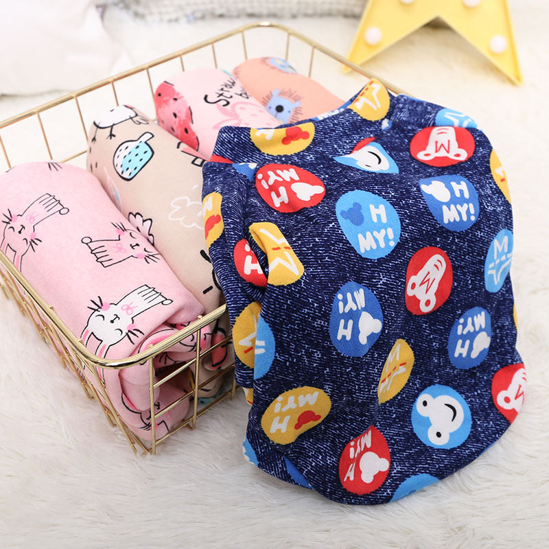 KFX-8716605 Fleece Print Teddy Biped Dress Sweatshirt in Pink Bunny for Cozy Leisure Wear