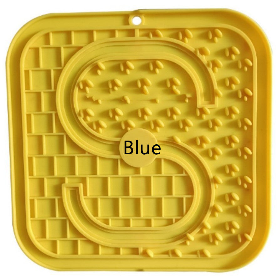 KFX-8717501 Silicone Slow Feed Pet Mat with Spatula, Eco-Friendly in Multiple Colors