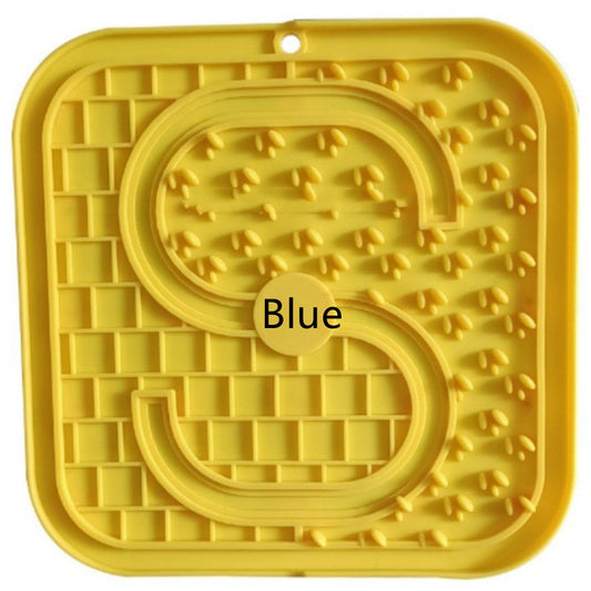 KFX-8717501 Silicone Slow Feed Pet Mat with Spatula, Eco-Friendly in Multiple Colors