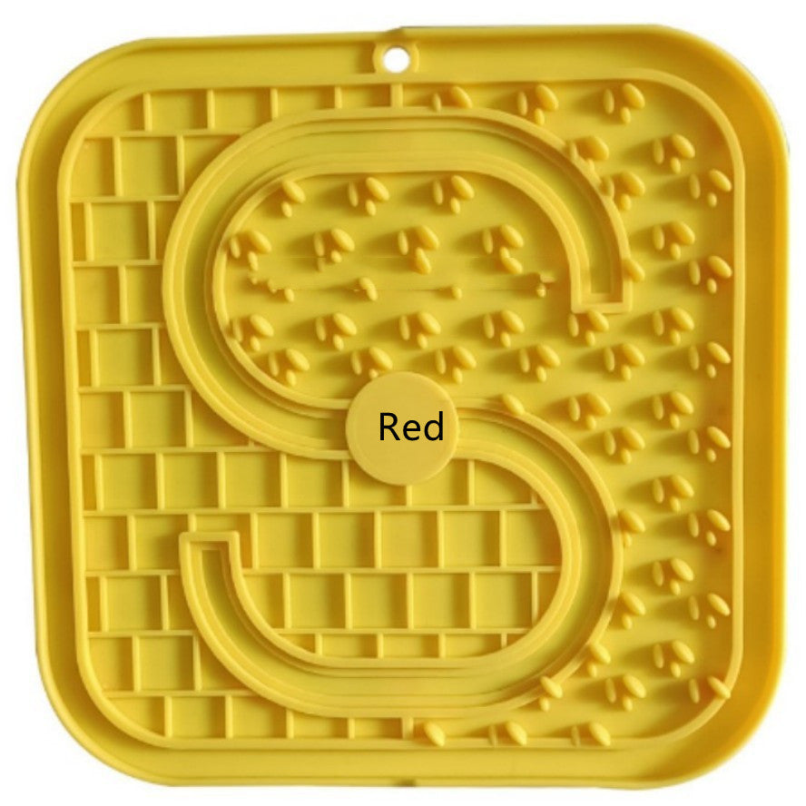 KFX-8717501 Silicone Slow Feed Pet Mat with Spatula, Eco-Friendly in Multiple Colors