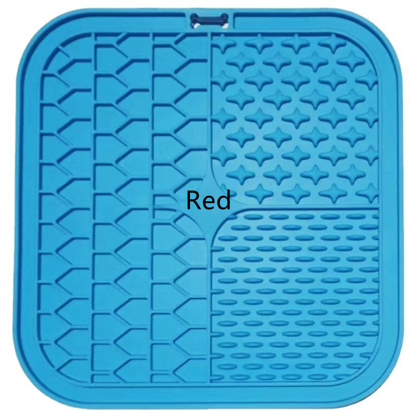 KFX-8717501 Silicone Slow Feed Pet Mat with Spatula, Eco-Friendly in Multiple Colors