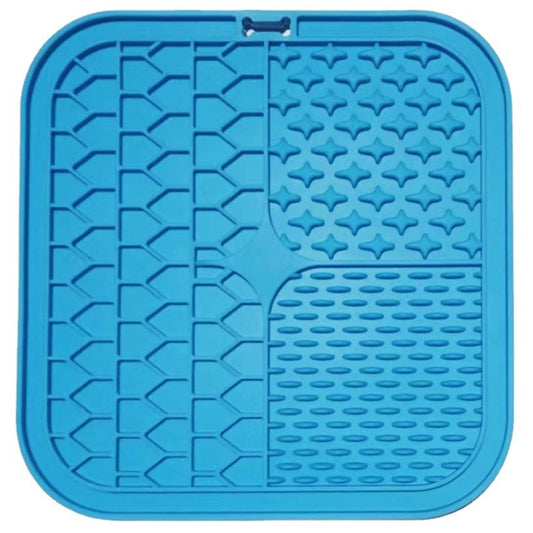 KFX-8717501 Silicone Slow Feed Pet Mat with Spatula, Eco-Friendly in Multiple Colors