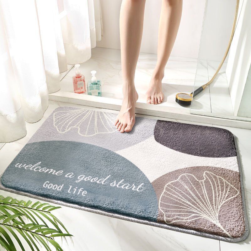 KFX-8718141 Cartoon Anime Bathroom Mat - Strong Absorbent, Non-slip, Stain-resistant, Various Patterns Available