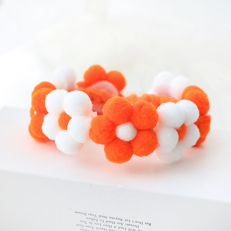 KFX-8719293 Flower Pattern Woven Adjustable Pet Collar in Multiple Colors