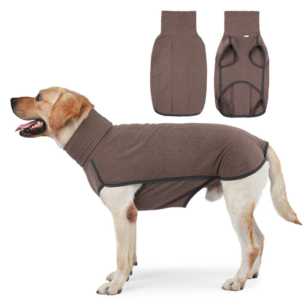 KFX-8721469 Cozy Cotton Sweater for Dogs in Brown and Wine Red, Multiple Sizes Available