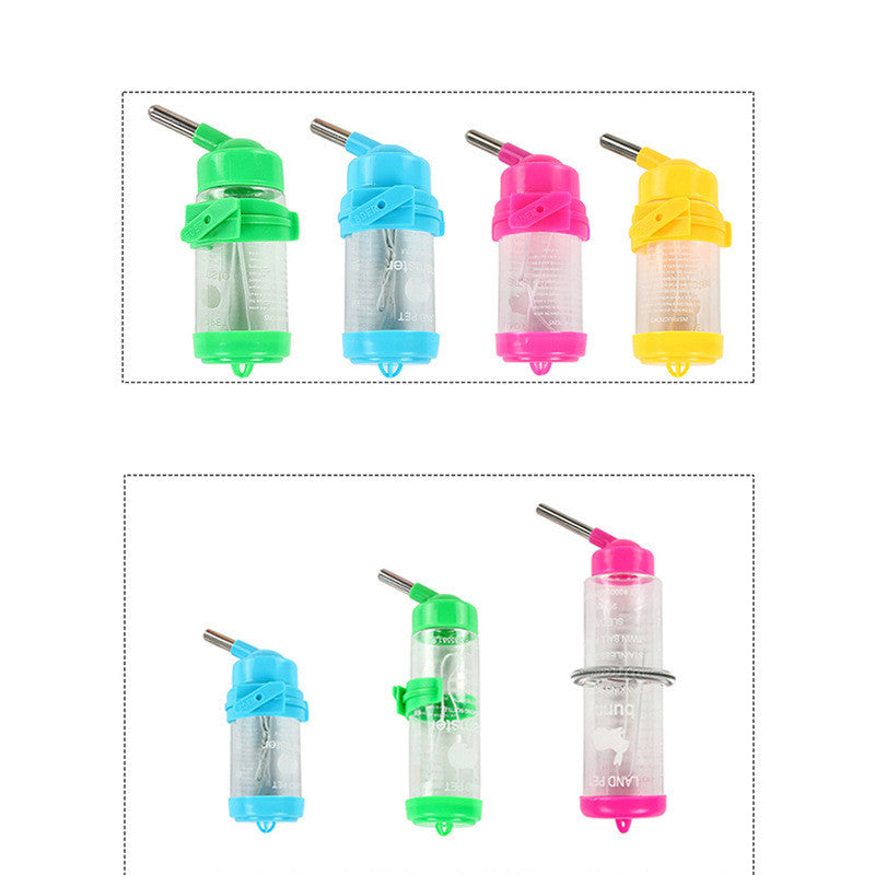 KFX-8723133 Compact External Water Bottle for Small Pets - 80ML, 125ML, 250ML in Colorful Options