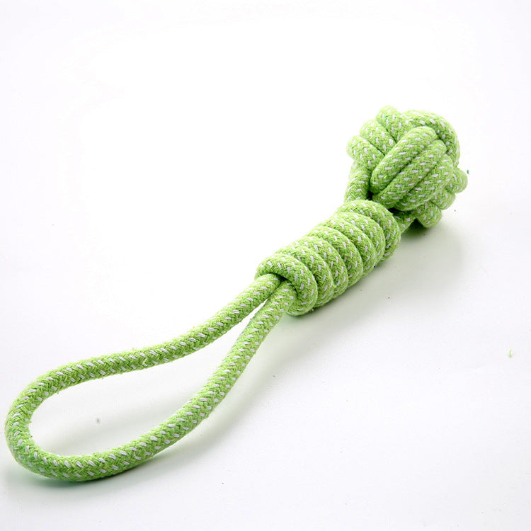 KFX-8731453 Durable Cotton Rope Dog Toy for Interactive Play and Dental Care