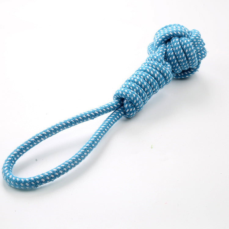 KFX-8731453 Durable Cotton Rope Dog Toy for Interactive Play and Dental Care