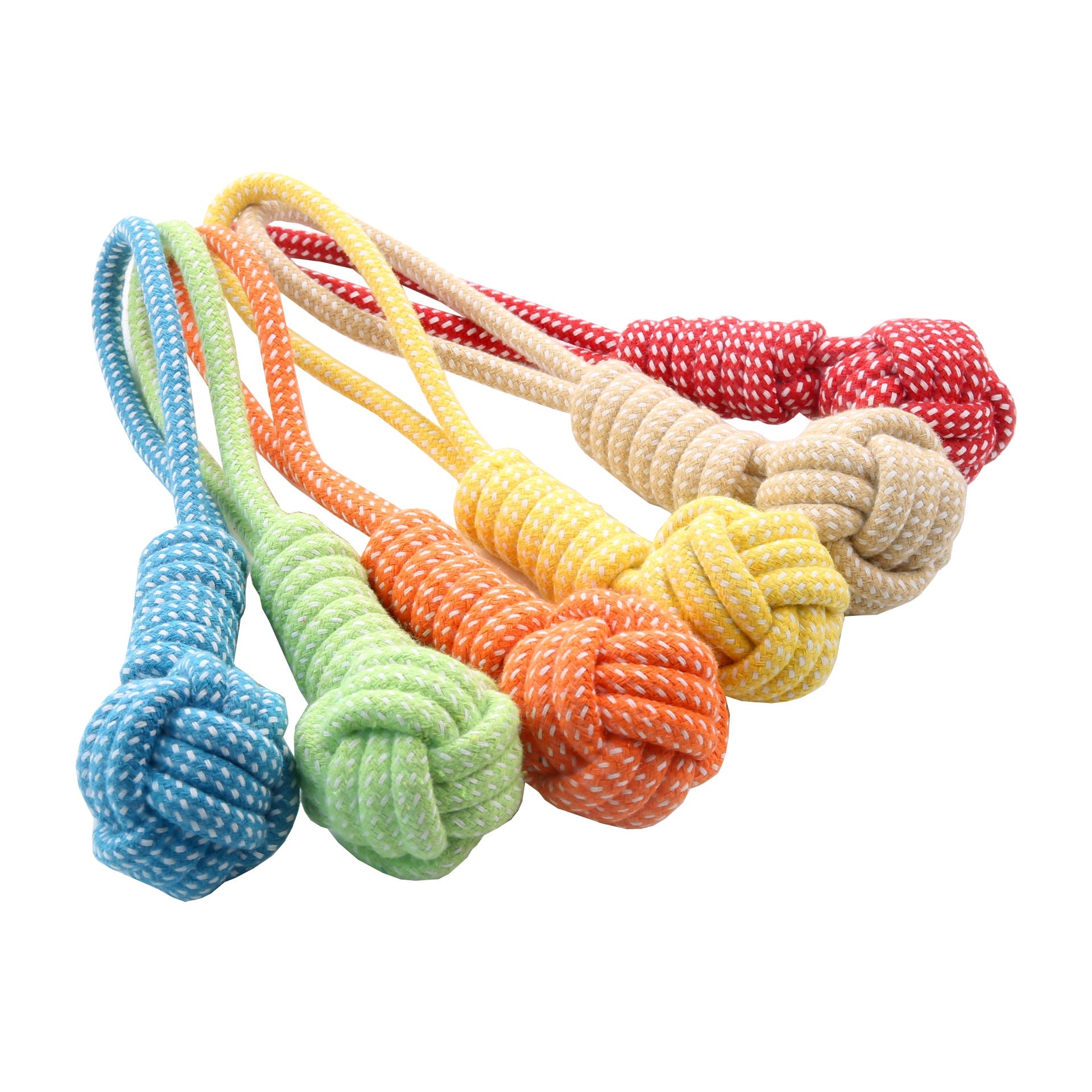 KFX-8731453 Durable Cotton Rope Dog Toy for Interactive Play and Dental Care