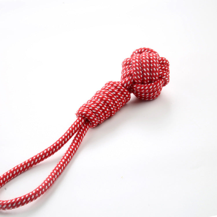 KFX-8731453 Durable Cotton Rope Dog Toy for Interactive Play and Dental Care