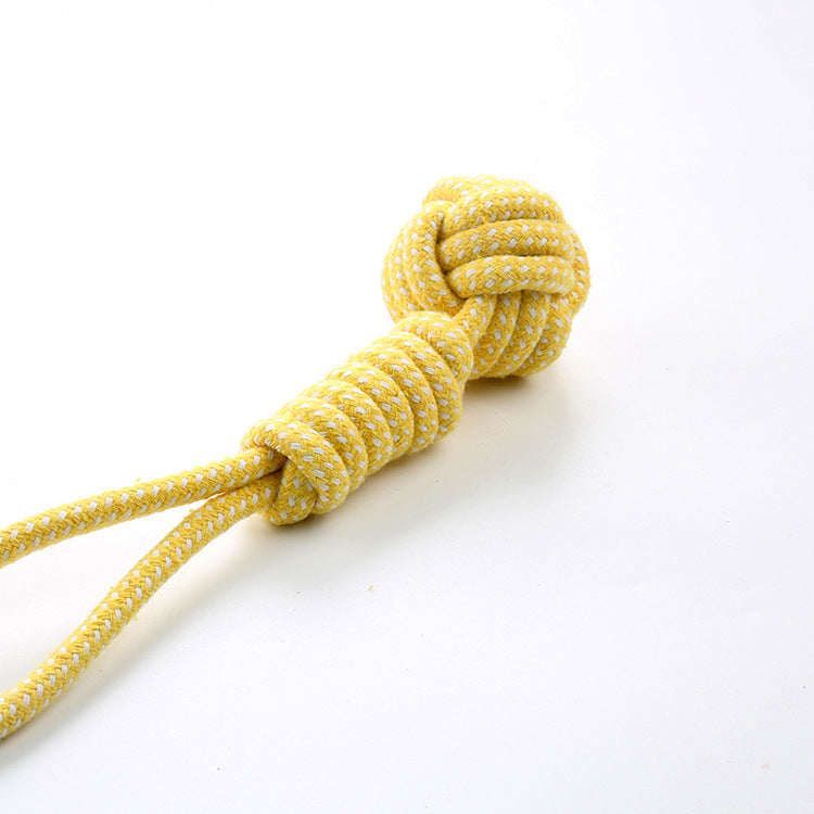 KFX-8731453 Durable Cotton Rope Dog Toy for Interactive Play and Dental Care