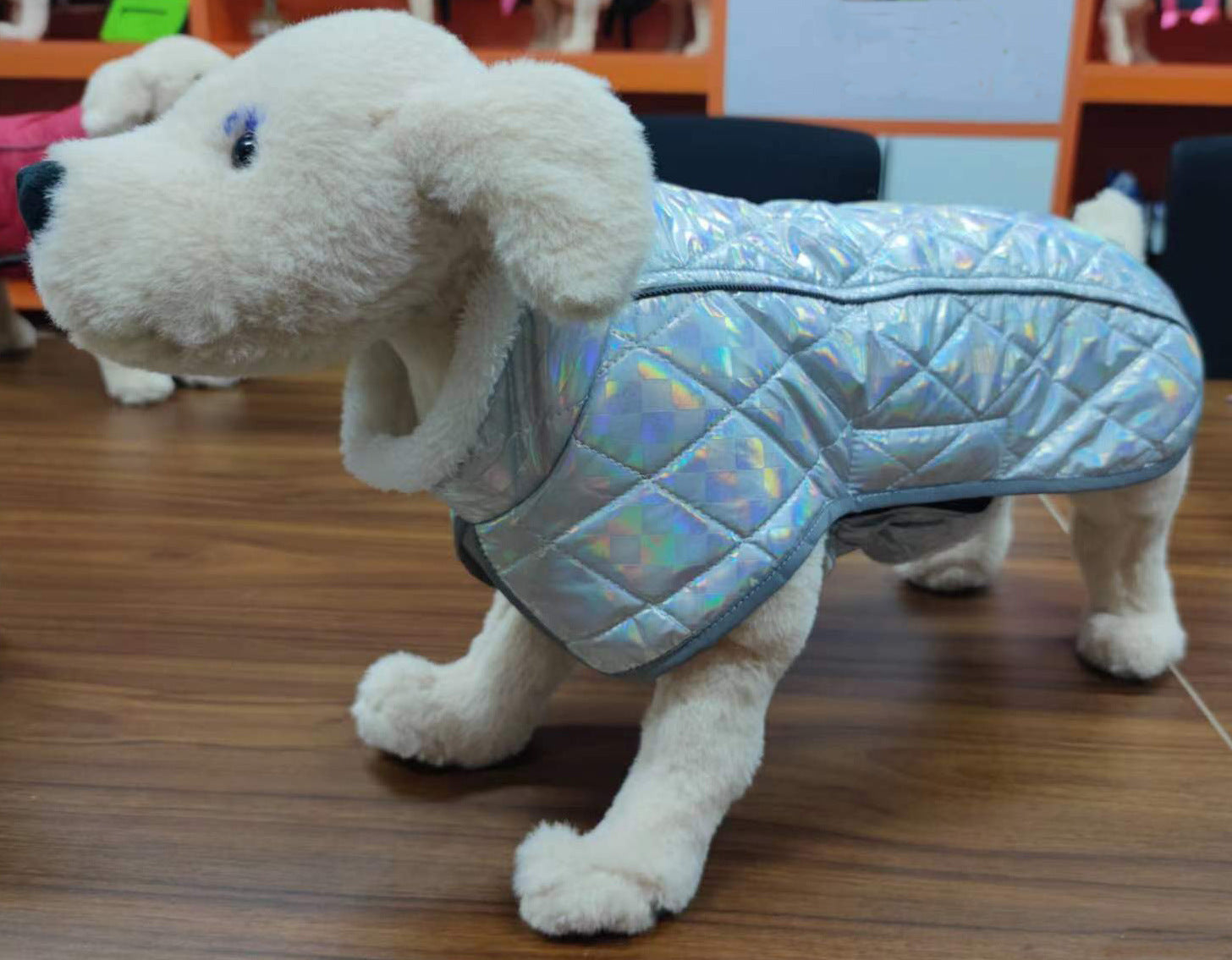 KFX-8742973 Waterproof Velvet Jacket for Pets - Warm, Stylish, and Cozy in Various Colors