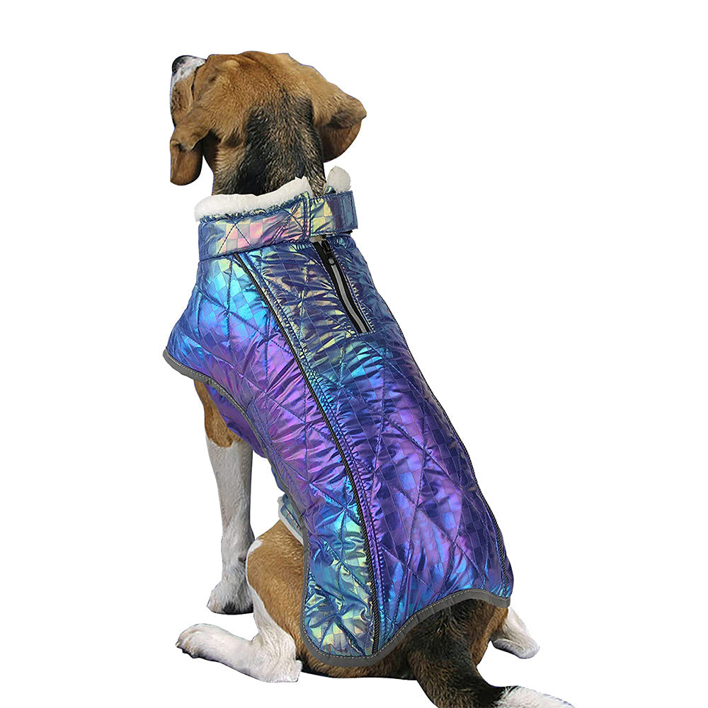 KFX-8742973 Waterproof Velvet Jacket for Pets - Warm, Stylish, and Cozy in Various Colors