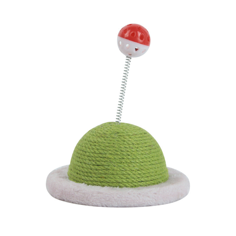 KFX-8744509 Sisal Cat Claw Grinding Ball - Durable Round 12cm Cat Scratching Toy