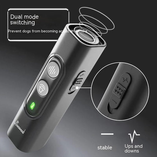 KFX-8747581 Portable Ultrasonic Dog Repellent Device with 10m Range for Cats, Snakes, and Mice
