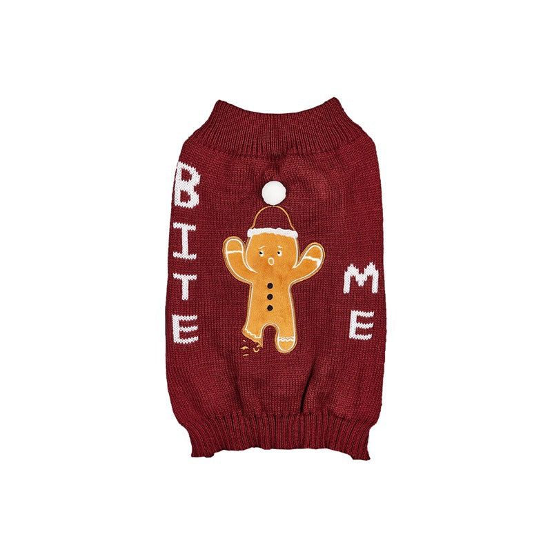 KFX-8749885 Festive Pet Apparel with Santa Claus, Christmas Tree, and Snowflake Designs - Sizes XS to L