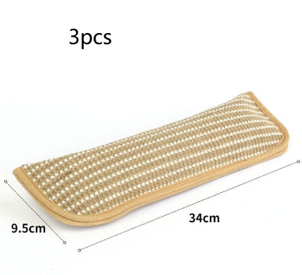KFX-8752701 Catnip-Infused Sisal Scratching Pillow Toy for Cats - Available in Small and Large Sizes