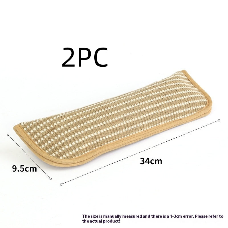 KFX-8752701 Catnip-Infused Sisal Scratching Pillow Toy for Cats - Available in Small and Large Sizes